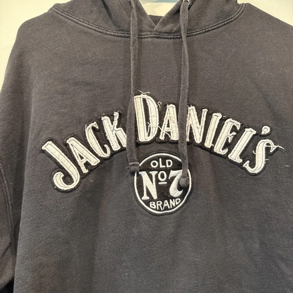 jack daniel’s size 2x black hoodie - Picture 2 of 6
